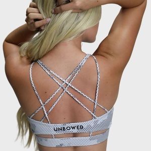 Unbowed White Camo Sports Bra
